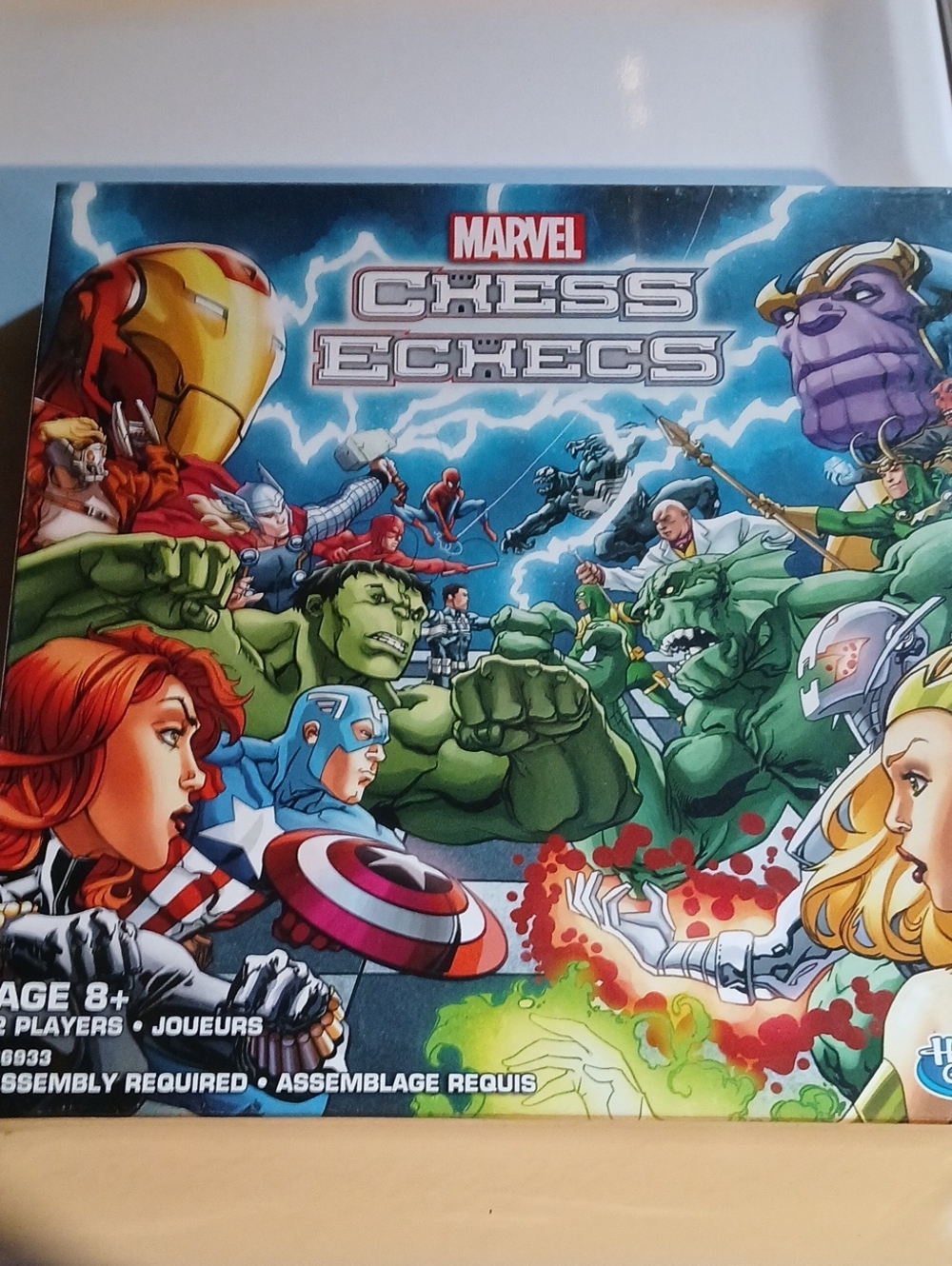 2015 Marvel Chess Board Game New Sealed Hasbro Ages 8+ 2 Player